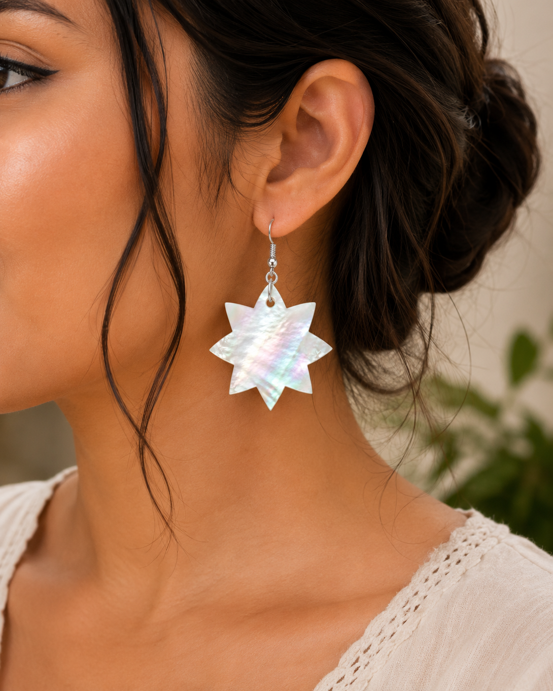 Mother of Pearl Trio Earring Collection - Image 5