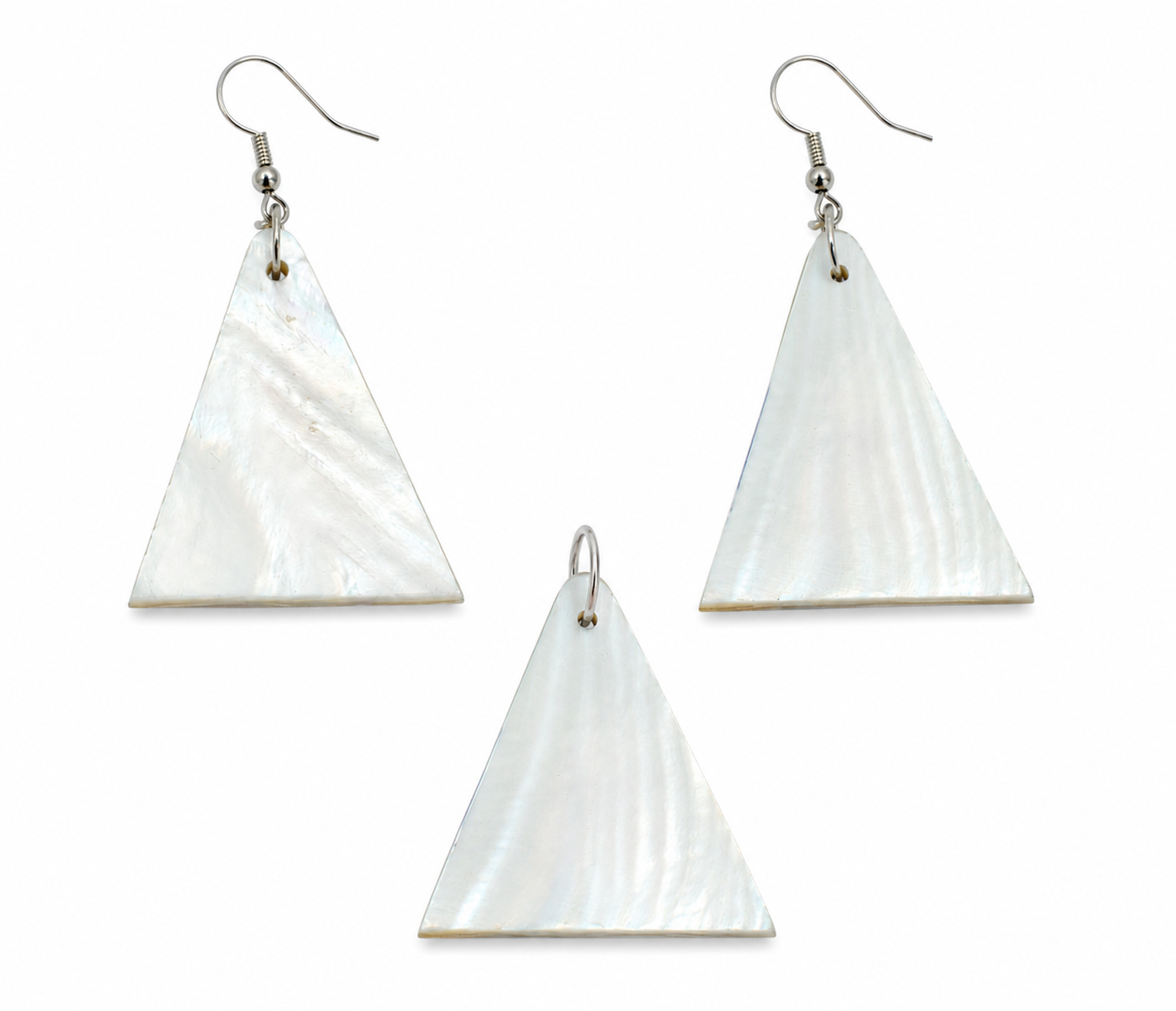 Noor Pyramid – Black Onyx & Mother of Pearl Jewelry Set - Image 3