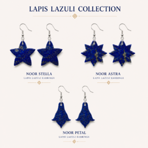 Lapis Lazuli Trio Earring Collection