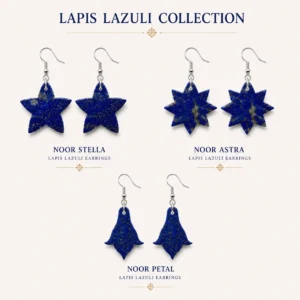 file_00000000351c72078d95360eb186f317 Noor Trio Lapis Lazuli Earrings Collection by Pietra Noor