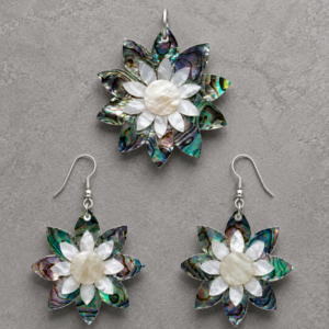 Taj Lotus – Paua Shell Grand Jewelry Set