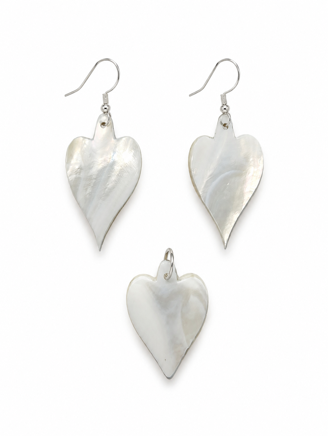 Noor Leaf – Paua Shell & Mother of Pearl Jewelry Set - Image 3