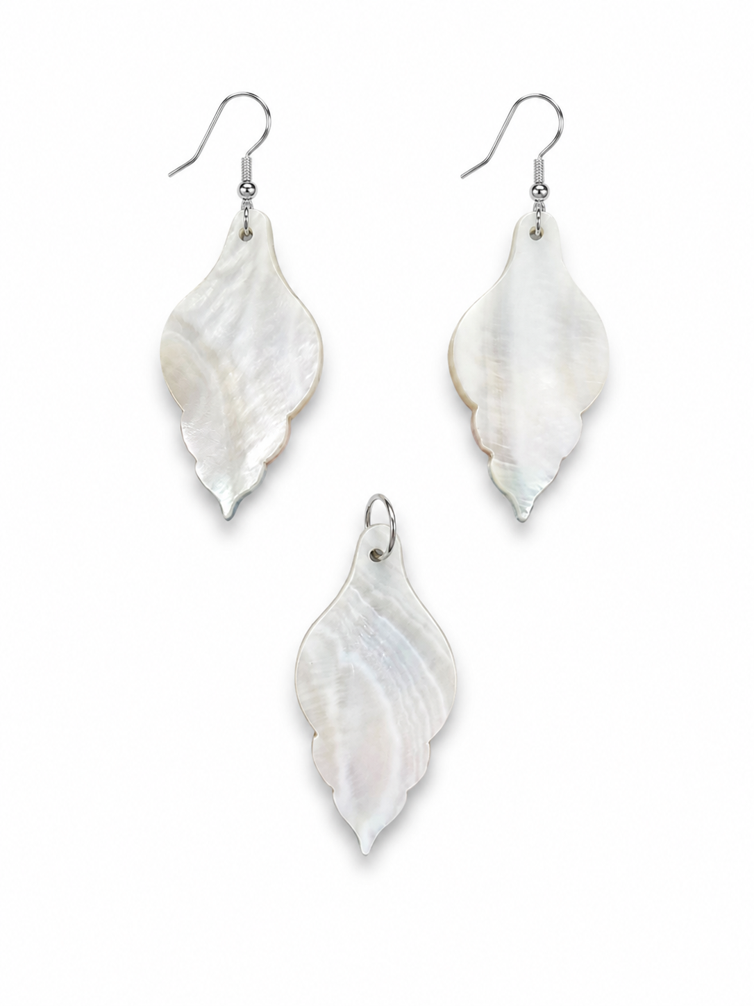 Noor Dome – Paua Shell, Mother of Pearl, Carnelian & Turquoise Jewelry Set - Image 3