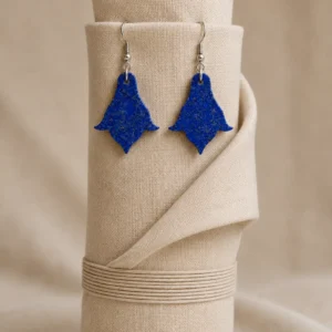 1000364140 Noor Petal Lapis Lazuli Earrings with 925 Sterling Silver