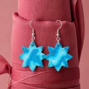 file_0000000004407208b57880e6f38e3f46 (1) Handcrafted Turquoise Star Earrings by Pietra Noor with genuine natural Turquoise and 925 Sterling Silver hooks