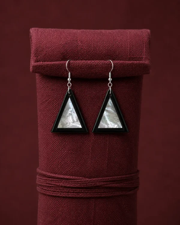 file_00000000184481fab7edd72f3dbe97e7 Black Onyx & Mother of Pearl Earrings handcrafted Pietra Dura inspired natural gemstone jewelry