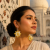 file_00000000b5c47208847592d341340c13 Taj Lotus Golden Mother of Pearl Earrings