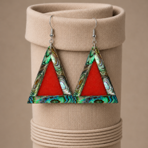 file_00000000d15c81fa93dd8786e8ea42a5 Noor Pyramid Abalone & Carnelian Earrings handcrafted Pietra Dura inspired gemstone jewelry