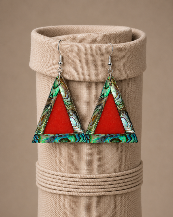 file_00000000d15c81fa93dd8786e8ea42a5 Noor Pyramid Abalone & Carnelian Earrings handcrafted Pietra Dura inspired gemstone jewelry