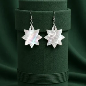 file_00000000de18720ba43723cf8a58a211 Noor Astra Mother of Pearl Earrings with Eight Point Star Design