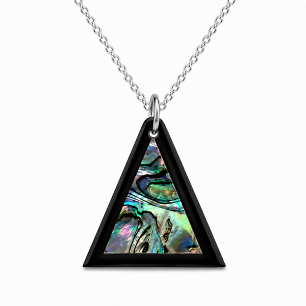 Noor Pyramid Abalone Pendant
