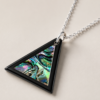 Noor Pyramid Abalone Pendant