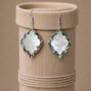 Noor Arch Mother of Pearl and Abalone Shell Earrings