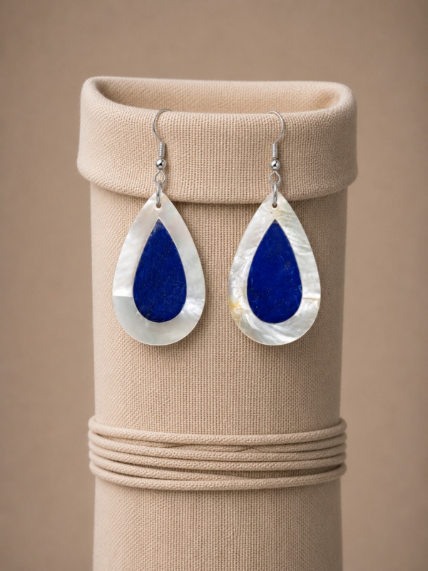 file_00000000f87c81fa9fb199f7628053a3 Lapis Lazuli and Mother of Pearl Earrings inspired by Taj Mahal Pietra Dura