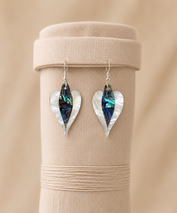 file_00000000fb6481fa9a5b6a5036965262 Noor Leaf Abalone & Mother of Pearl Earrings inspired by Taj Mahal Pietra Dura